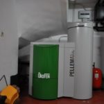 instalación de caldera de pellets Albillos Burgos